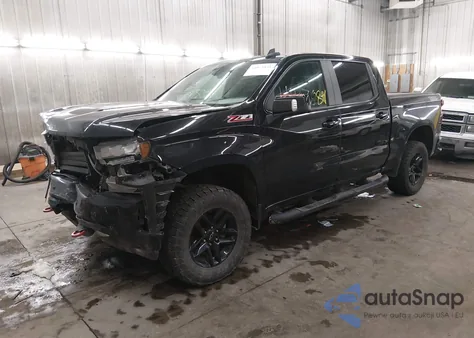 2021 Chevrolet Silverado 1500 Lt Trail Boss z USA, uszkodzony, nr VIN 1GCPYFEL6MZ153738